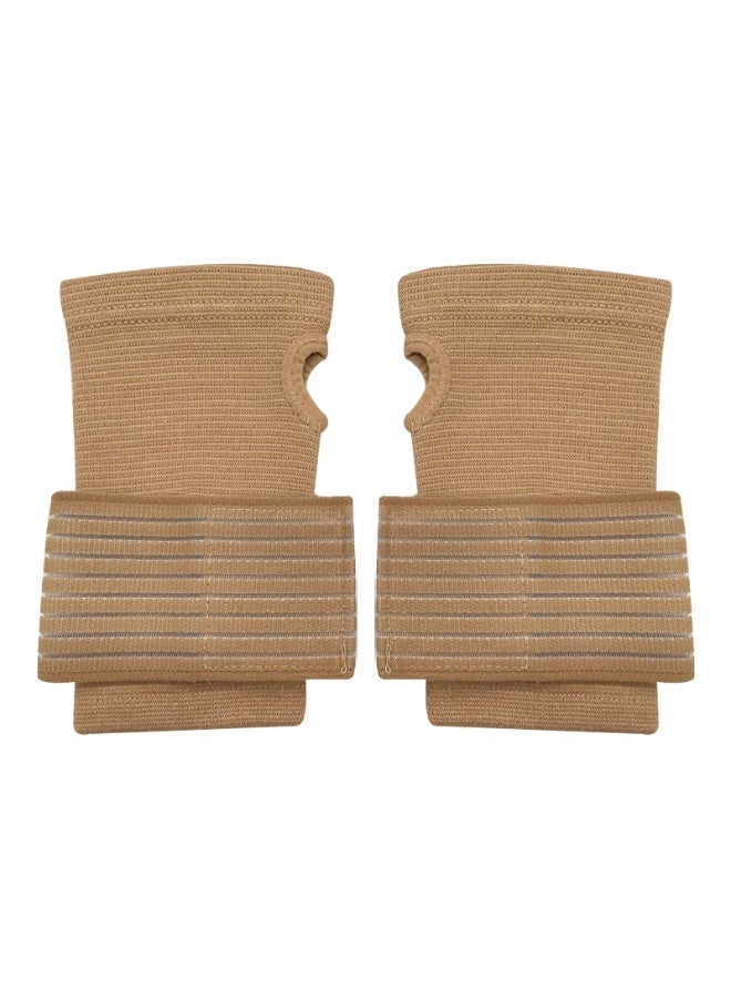 MANBO 2-pack wrist braces - Adjustable elastic support, metal-free design, relieves carpal tunnel syndrome/tendinitis/sprains, ambidextrous (for sports and injury recovery). - Image 1